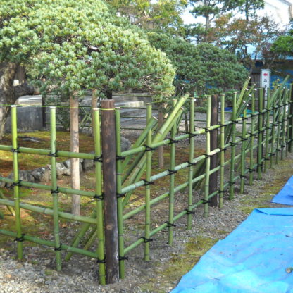 四つ目垣の作り方